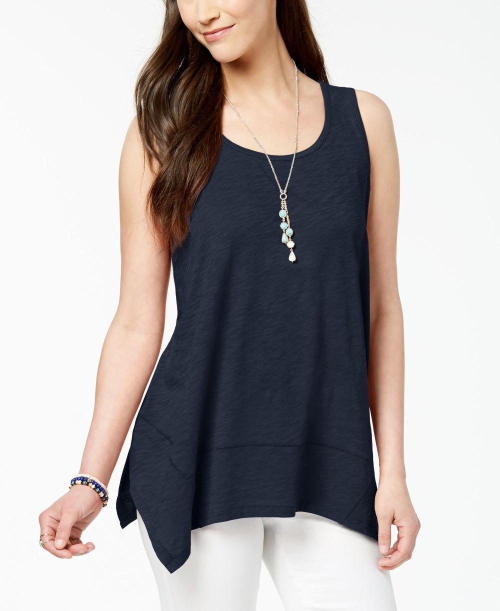 Regata feminina estilo &amp; co, roxa, tamanho PM