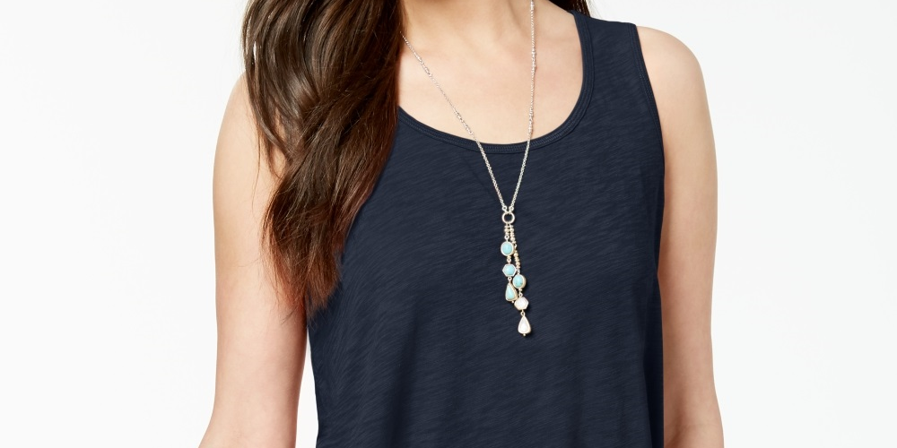 Regata feminina estilo &amp; co, roxa, tamanho PM