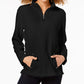 Karen Scott Blusa Feminina Gola Alta Preta Tamanho Pequeno Pequeno