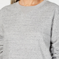Moletom esportivo feminino Karen Scott, cinza, tamanho pequeno