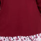 Karen Scott Top feminino plus size xadrez com acabamento vermelho tamanho 0X