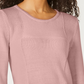 Karen Scott Suéter Feminino Patchwork com Ponto Rosa Tamanho XXG