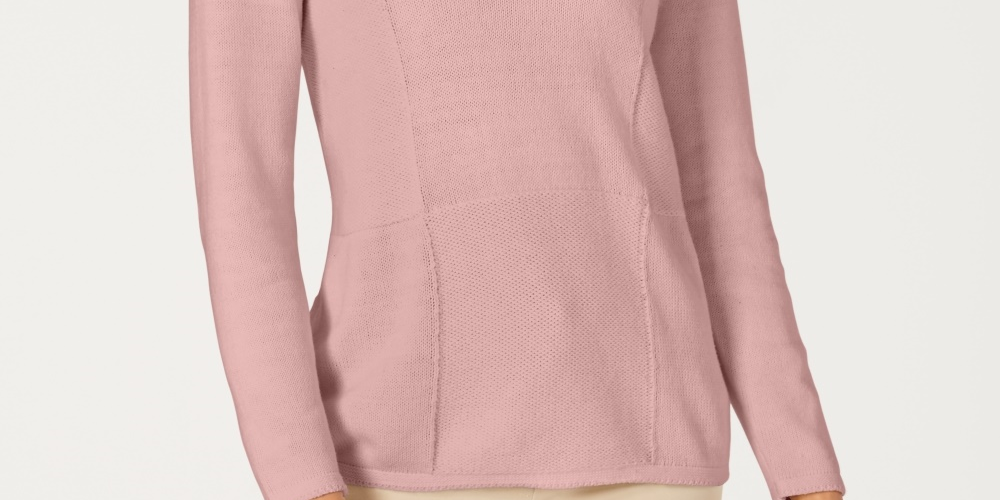 Karen Scott Suéter Feminino Patchwork com Ponto Rosa Tamanho XXG