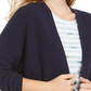 Cardigan feminino com botões frontais abertos Style &amp; Co, tamanho pequeno, azul, tamanho grande