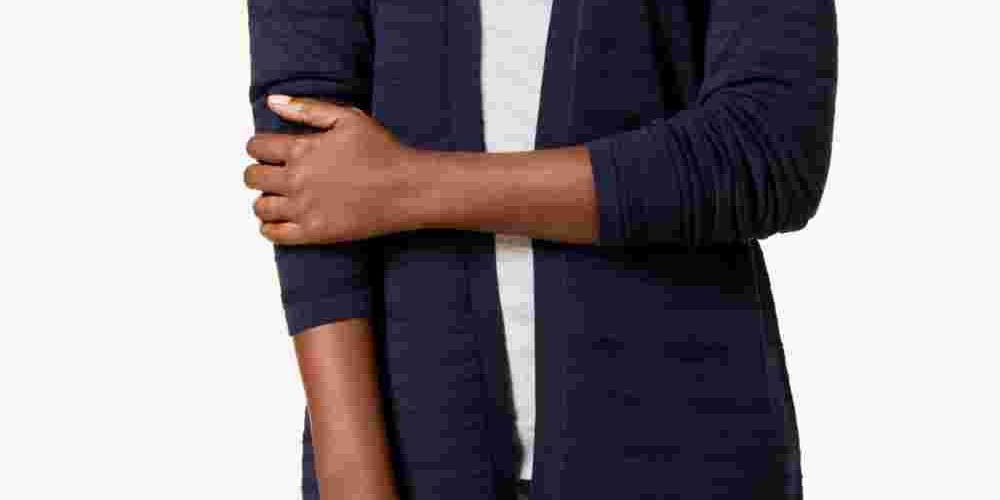 Karen Scott Cardigan Pointelle-Knit Feminino Azul Marinho Tamanho P