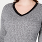 Karen Scott Suéter Teresa Cotton Colorblock Feminino Preto Tamanho X-G