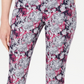 Calça jeans feminina estampada com controle de barriga Charter Club, rosa, tamanho 8, pequena