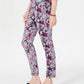 Calça jeans feminina estampada com controle de barriga Charter Club, azul, tamanho 12, pequena