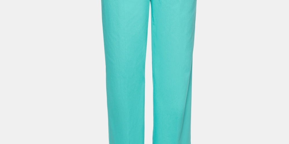 Calça feminina Alfred Dunner Coastal Drive Pull On Azul Tamanho -14