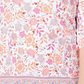 Top feminino plus size com estampa e manga sino Charter Club, branco, tamanho 0X