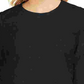 Karen Scott Moletom Feminino Petite Textured Dot Preto Tamanho PL