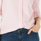 Camisa feminina de malha de algodão Charter Club, rosa, tamanho pequeno