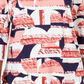 JM Collection Top feminino estampado com manga 3/4, rosa, PS