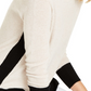 Suéter de cashmere feminino Charter Club Colorblocked, bege, tamanho médio