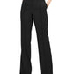 Calças Alfani Femininas Pintuck Tummy Control Pretas Tamanho 6 Petite