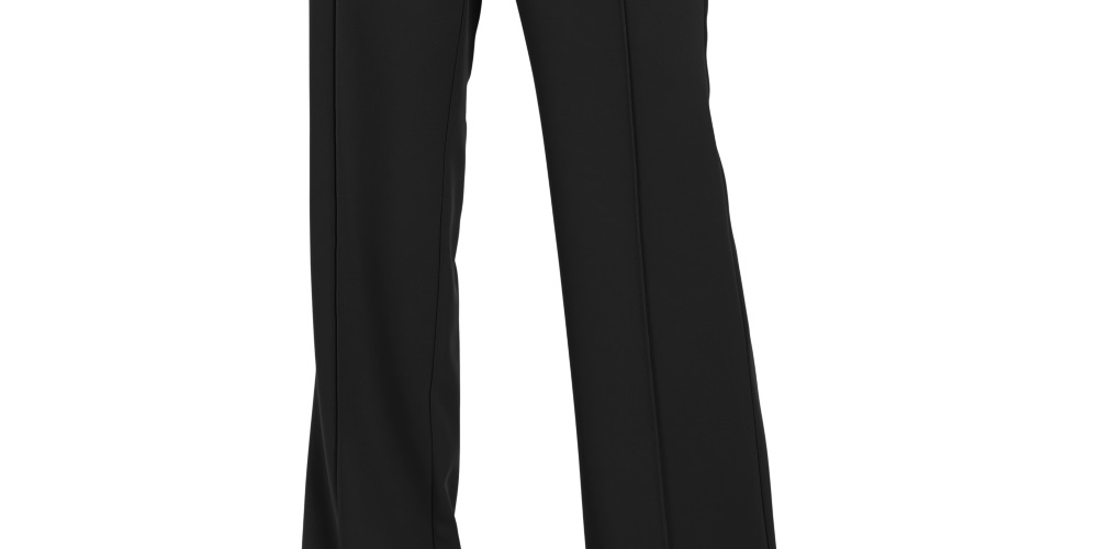 Calças Alfani Femininas Pintuck Tummy Control Pretas Tamanho 6 Petite