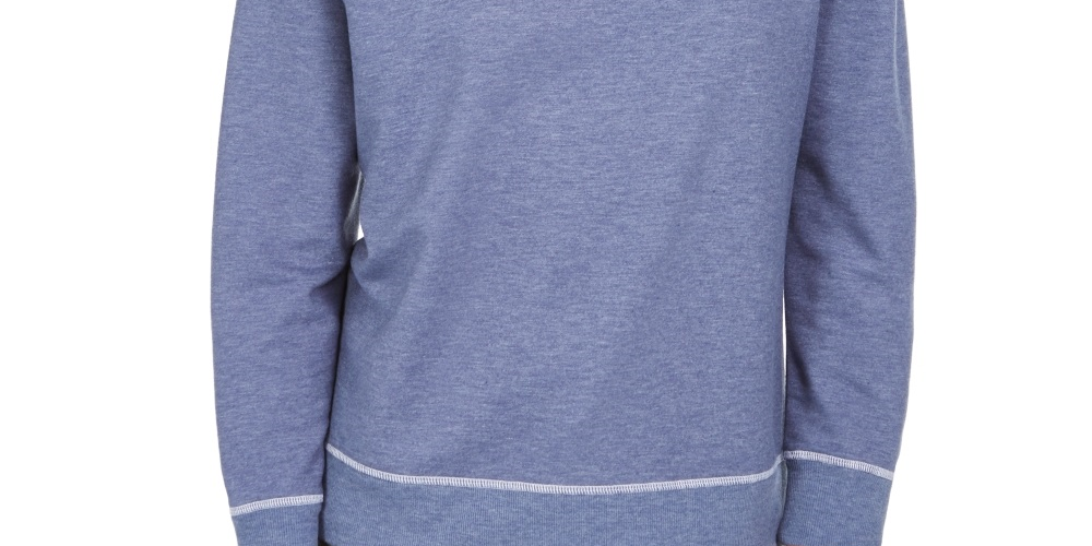 Moletom feminino com costura contrastante Style &amp; Co, azul, tamanho XX-G