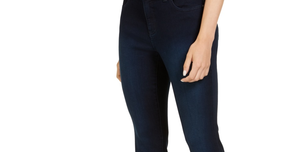 Calça jeans skinny feminina INC International Concepts com controle de barriga, azul brilhante, tamanho 0