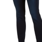 Calça jeans skinny feminina INC International Concepts com controle de barriga, azul brilhante, tamanho 0