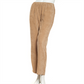 Calça feminina Alfred Dunner Casual Classics com perna reta, tamanho 12P, branca