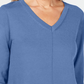 Karen Scott Suéter Feminino Gola V Azul Tamanho P