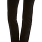 Calça jeans feminina Charter Club Lexington Velveteen Tummy Control com perna reta, preta, tamanho 16