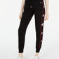 Calça jogger feminina Tommy Hilfiger Sport Star com punho e acabamento preto, tamanho pequeno