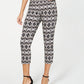 Calça skinny cropped feminina INC International Concepts, preta, tamanho 6, pequena