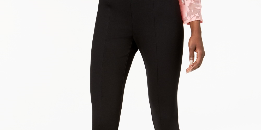 Leggings Alfani Comfort Waist Femininas Pretas Tamanho PL
