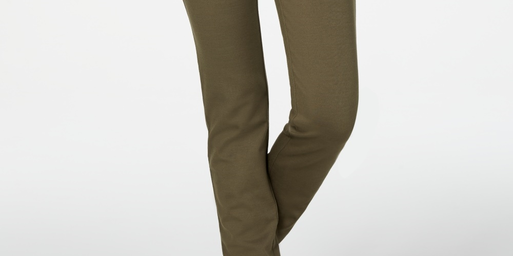 Calça Ponte Feminina Cambridge Pull-On Charter Club Verde Tamanho 14
