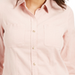 Camisa feminina de veludo cotelê de algodão com botões Charter Club, rosa, tamanho pequeno e pequeno