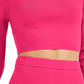 Suéter feminino Bar III com decote redondo e corte justo, vermelho, tamanho XX-G