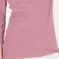 Karen Scott Top feminino de algodão com decote redondo, tamanho P/M, rosa