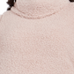 Suéter feminino estilo &amp; co plus size gola alta imitação sherpa rosa tamanho 1X