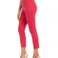 Calças curtas skinny com detalhes Thalia Sodi para mulheres, rosa, tamanho XX-G