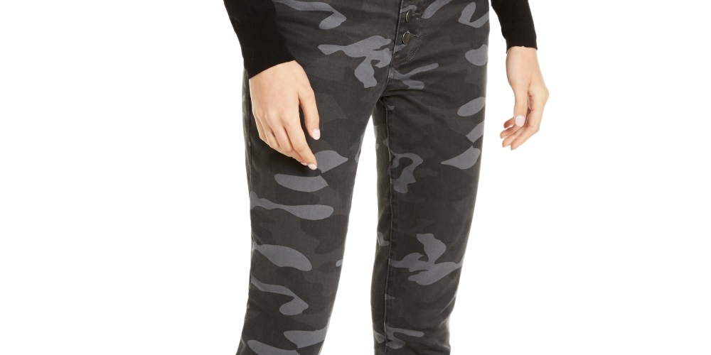 Calça jeans skinny feminina Kut From The Kloth Connie cintura alta bainha crua tornozelo cinza tamanho 10