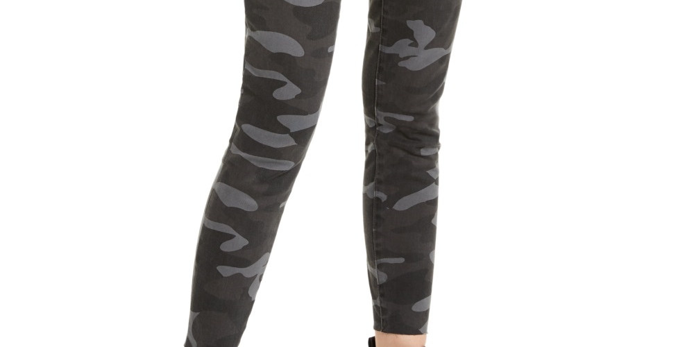 Calça jeans skinny feminina Kut From The Kloth Connie cintura alta bainha crua tornozelo cinza tamanho 10