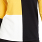 Blusa Alfani Feminina Ombro Caído Colorblock Amarelo Tamanho Pequeno