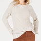 Suéter de malha mesclado feminino Style &amp; Co, bege, tamanho PP