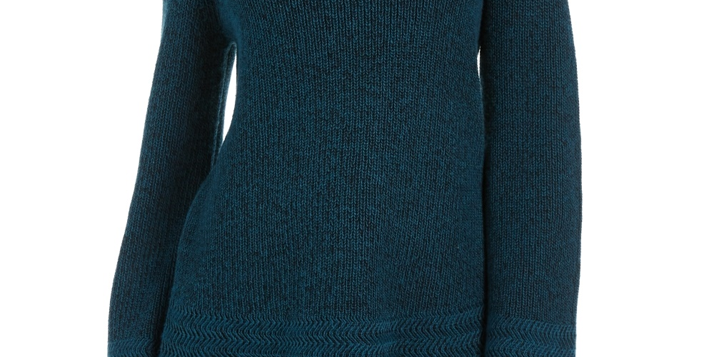 Suéter feminino Petite com pontos mistos Style &amp; Co Verde PP