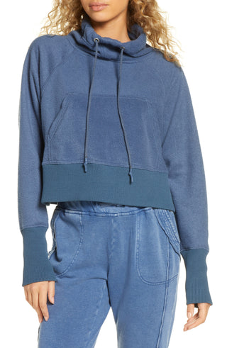 Moletom Westlake Feminino Free People Azul Marinho Tamanho Médio