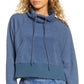 Moletom Westlake Feminino Free People Azul Marinho Tamanho Médio