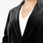 Blazer de veludo feminino INC International Concepts, preto, tamanho 4X