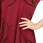 Top curto estampado feminino Alfani vermelho tamanho PL