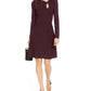 Vestido suéter feminino com gola assimétrica INC International Concepts, tamanho X-S