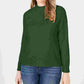 Karen Scott Suéter Feminino Gola Mock Verde Tamanho P