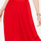 Vestido midi feminino Charter Club com amarração na cintura, tamanho grande, vermelho