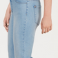 Calça jeans feminina com controle de barriga e punho Charter Club, azul, tamanho 18