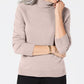 Karen Scott Suéter Feminino Petite Luxsoft Gola Alta Rosa PS