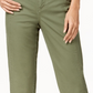 Calça Capri Feminina Estilo &amp; Co com Bainha Dividida Verde Tamanho 4
